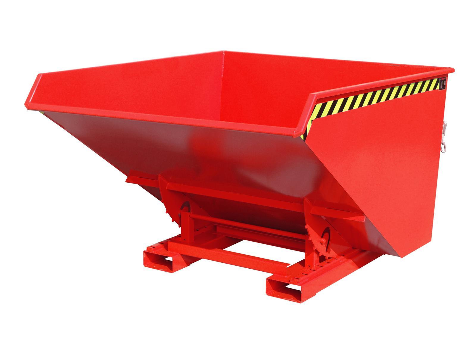 Kippbehälter EXPO 1700 1,70m³ 1720x1570x1095mm RAL 3000 Feuerrot