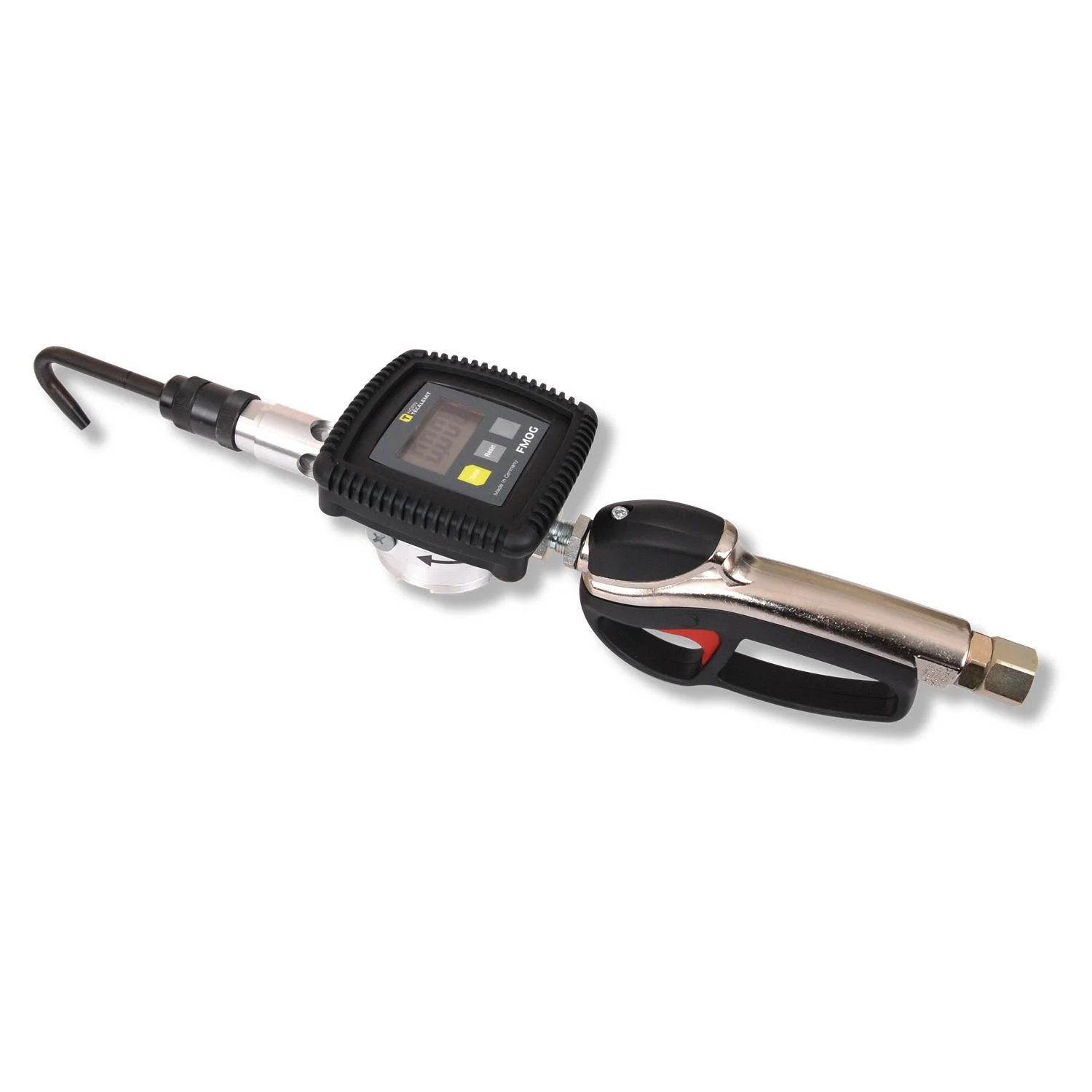 Contatore manuale digitale HORN FMOG GÖ, omologabile, Druckregler, Manometer, Digitalanzeige, Schlauchanschluss, Flaschenventil