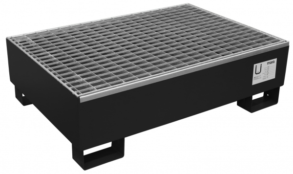 Lackierte Ölauffangwanne für 2 x 200 l Ölfässer 1200 x 800 x 325 mm Lackierte Ölauffangwanne für 2 x 200 l Ölfässer 1200 x 800 x 325 mm