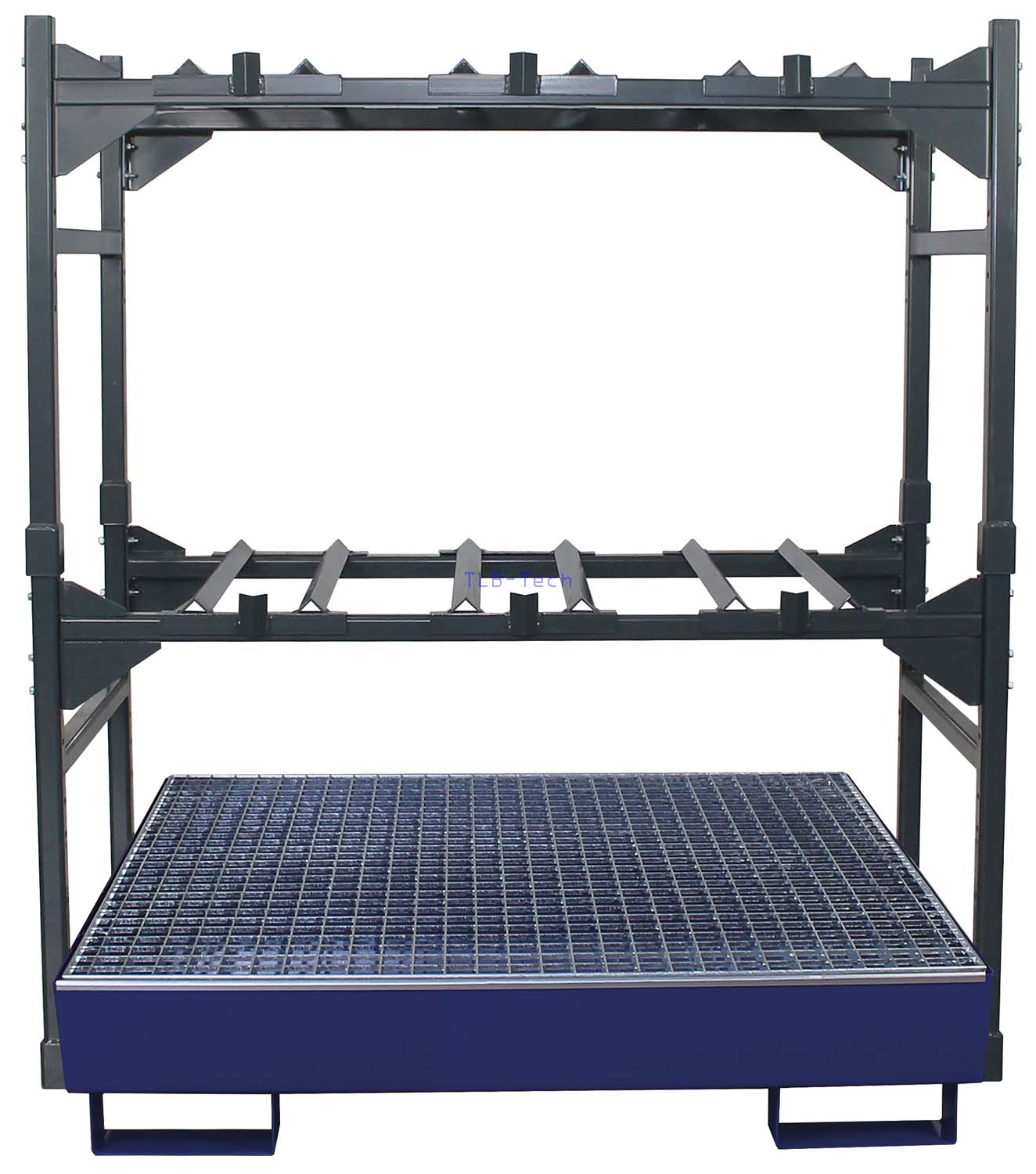 Fassregal mit Auffangwanne SAF-4 für 3x60 l Fässer bzw. 2 x 200 Liter Fässer Fassregal mit Auffangwanne SAF-4 für 3x60 l Fässer bzw. 2 x 200 Liter Fässer