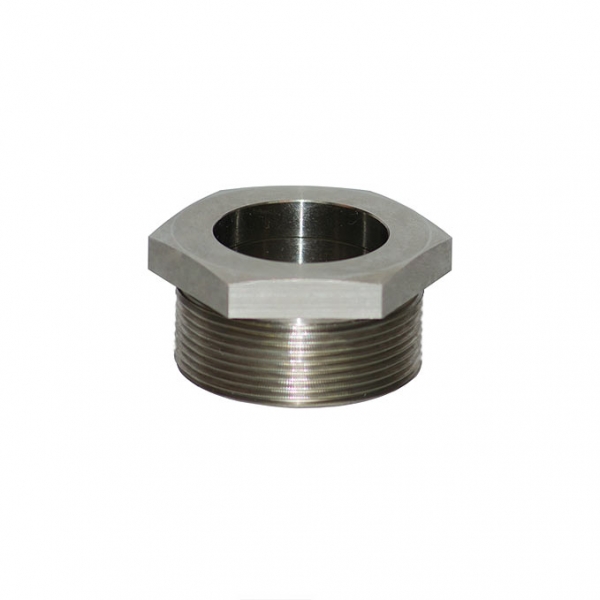 Fassverschraubung zum sicheren Befestigen der Fasspumpe Edelstahl Ø 41 mm Fassverschraubung zum sicheren Befestigen der Fasspumpe Edelstahl Ø 41 mm