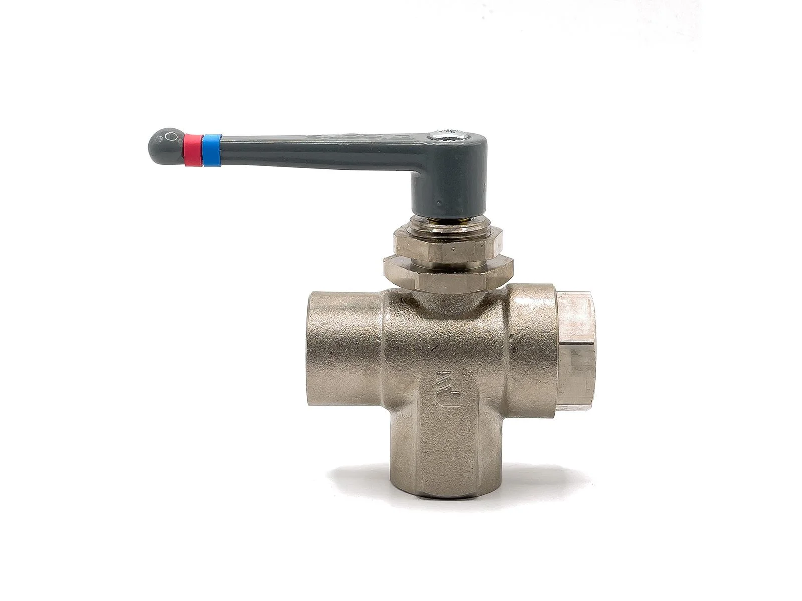 Valvola a sfera con leva manuale per carburante