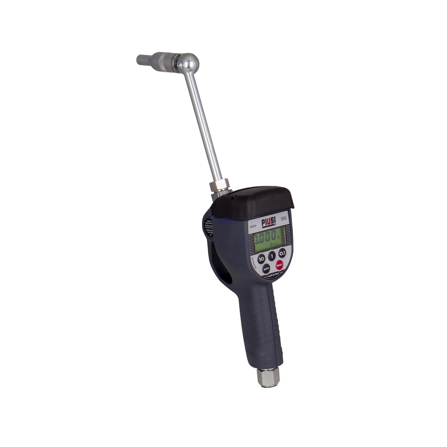 PIUSI K500 contatore a passaggio manuale con preimpostazione della quantità e erogazione ruotabile, Druckluftmanometer, Druckmessgerät, Manometer, Messgerät, Druckluftwerkzeug