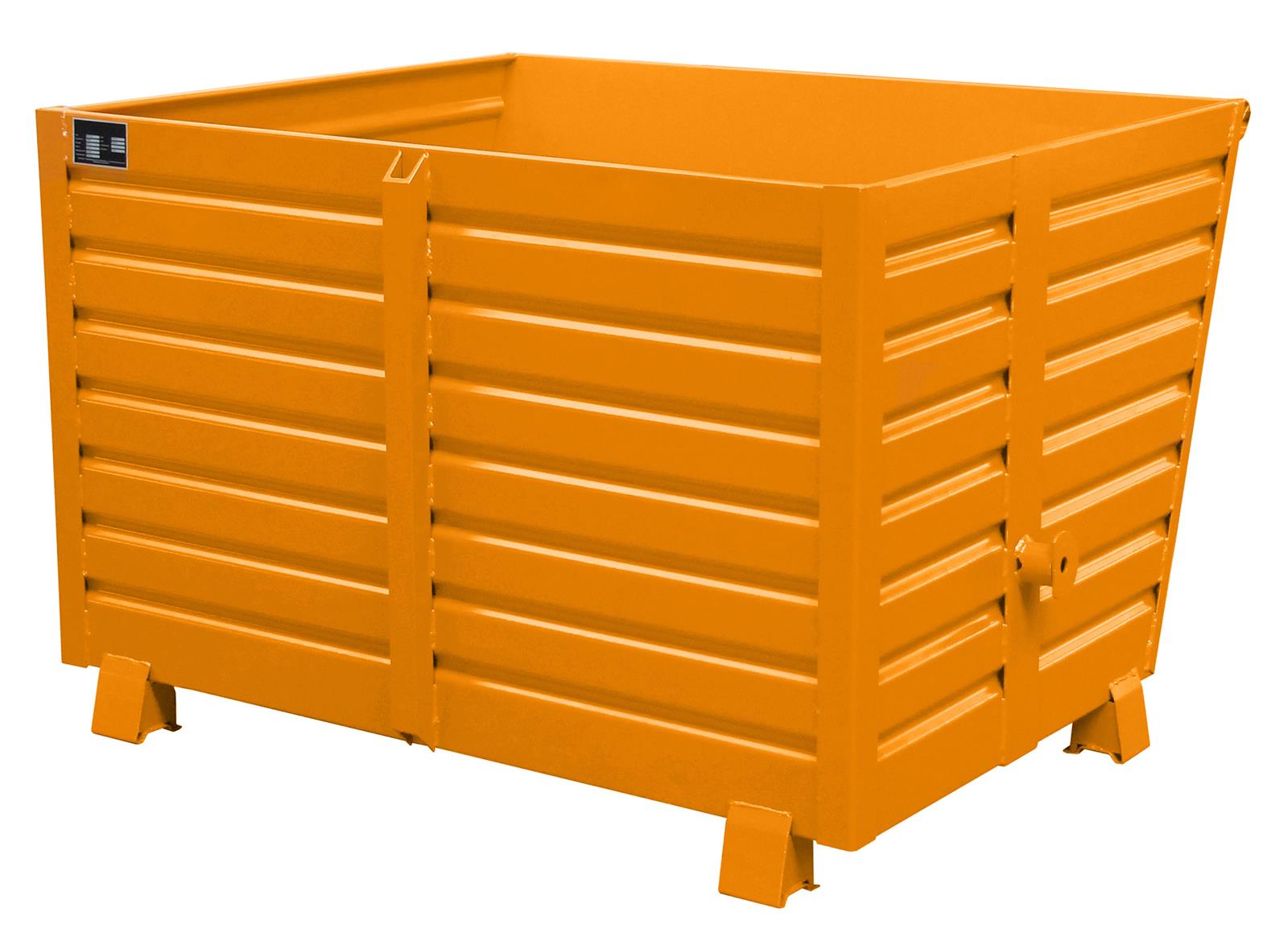 Stapelkipper BSK 150 1200x1500x1000mm 1,5m³ RAL 2000 Gelborange