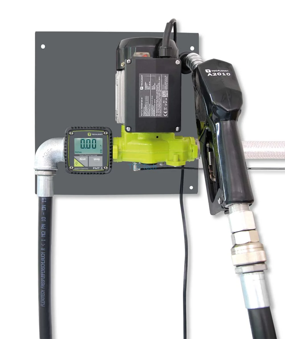 Elettropompa TecPump 600AC 55l/min 230V con sistema di contatore digitale 10 metri