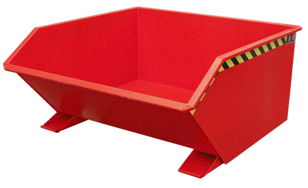 Kippbehälter GU 750 0,75m³ 1440x1280x680mm RAL 3000 Feuerrot