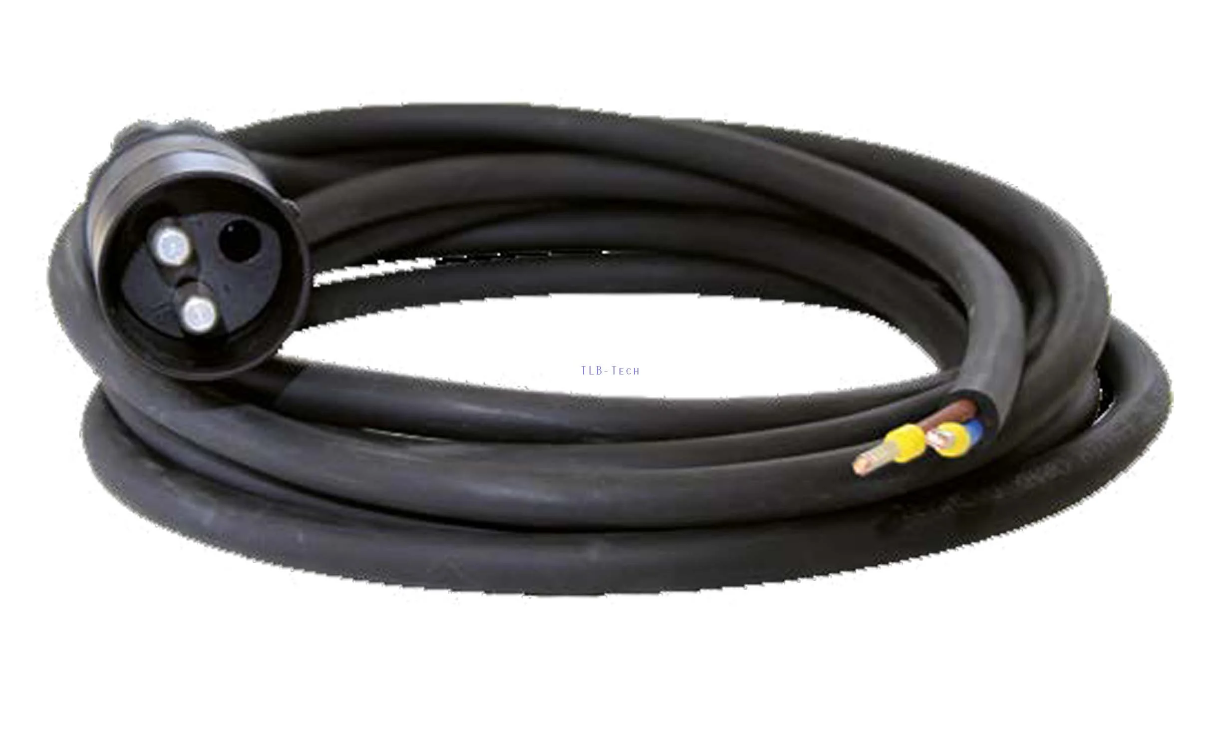 Connettore NATO speciale con cavo di 5 m, Stromkabel, IOD-Anschluss, Schwarzes Kabel, Datenkabel, Stecker