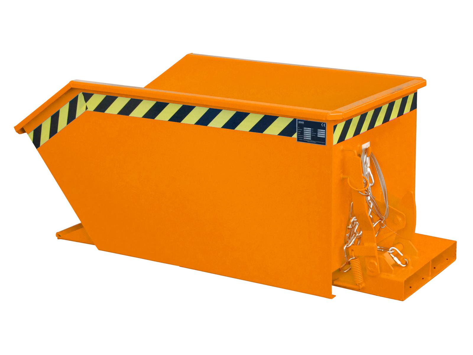 Kippbehälter GU 300 0,30m³ 1440x680x580mm RAL 2000 Gelborange