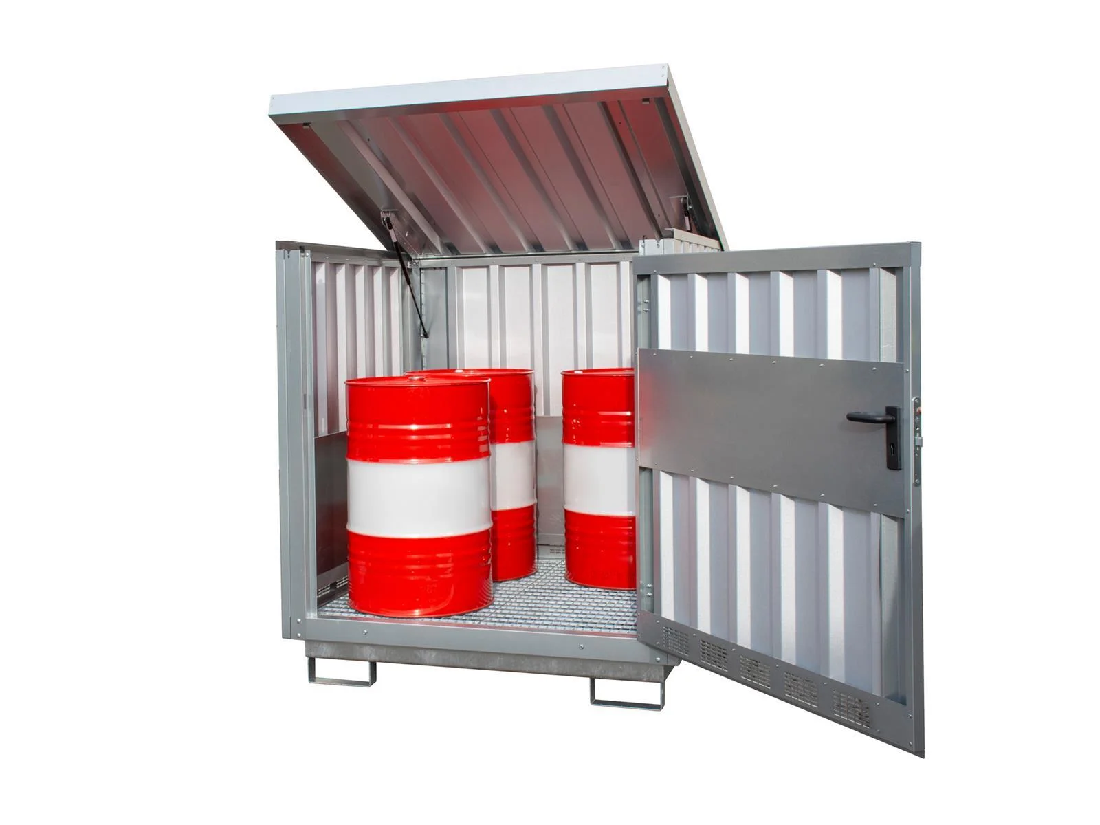 Deposito per sostanze pericolose tipo GD-E4 1525×1550×1700 mm, Container, Aufbewahrung, Öltrommeln, Metallbehälter, Schrank