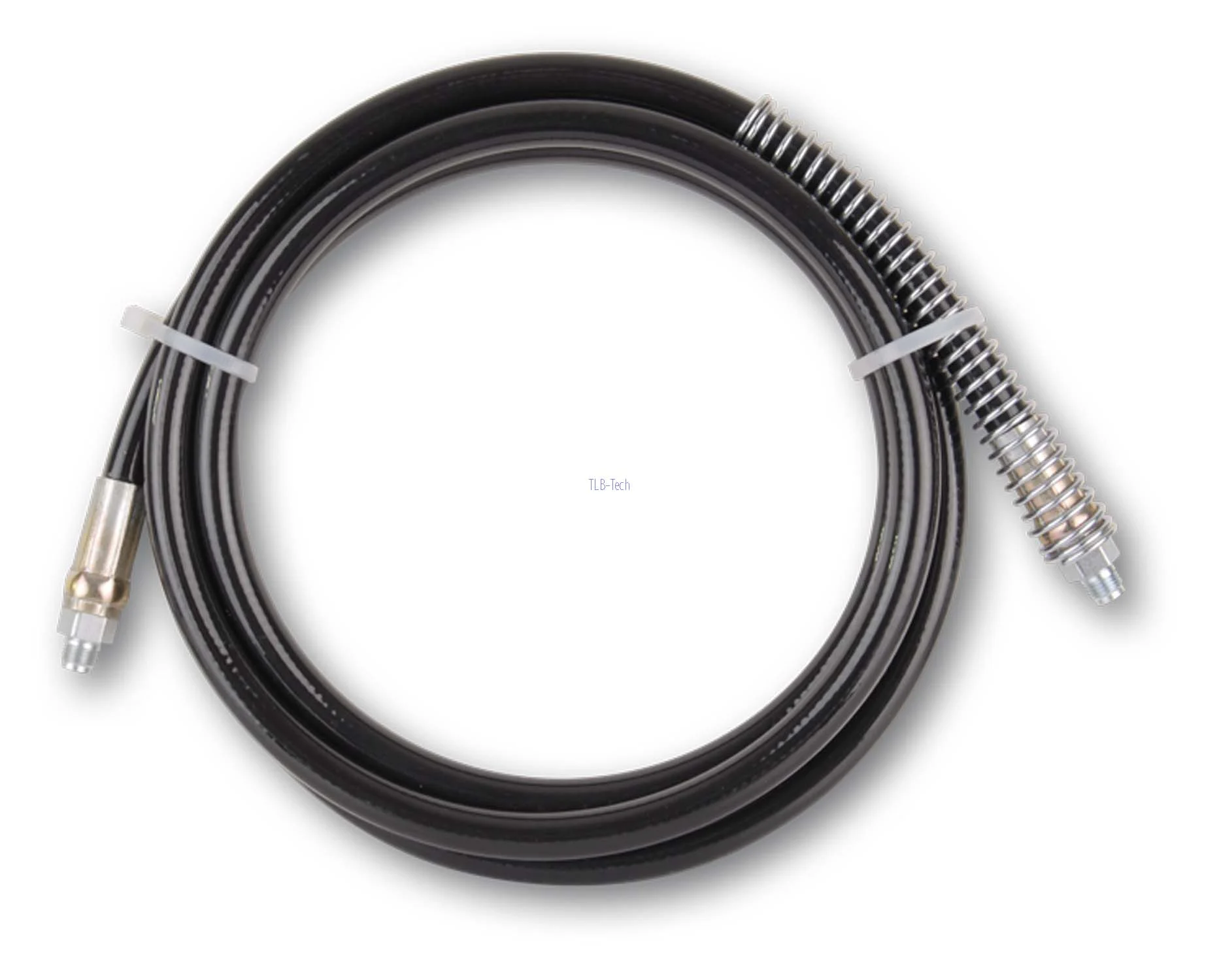 Tubo flessibile ad alta pressione, lunghezza 6,30 m, con filetto M 10 x 1a su entrambi i lati, Horn TECALEMIT, Kabel, Schlauch, Schraubendruckschlauch, Koaxialkabel, Spezialkabel