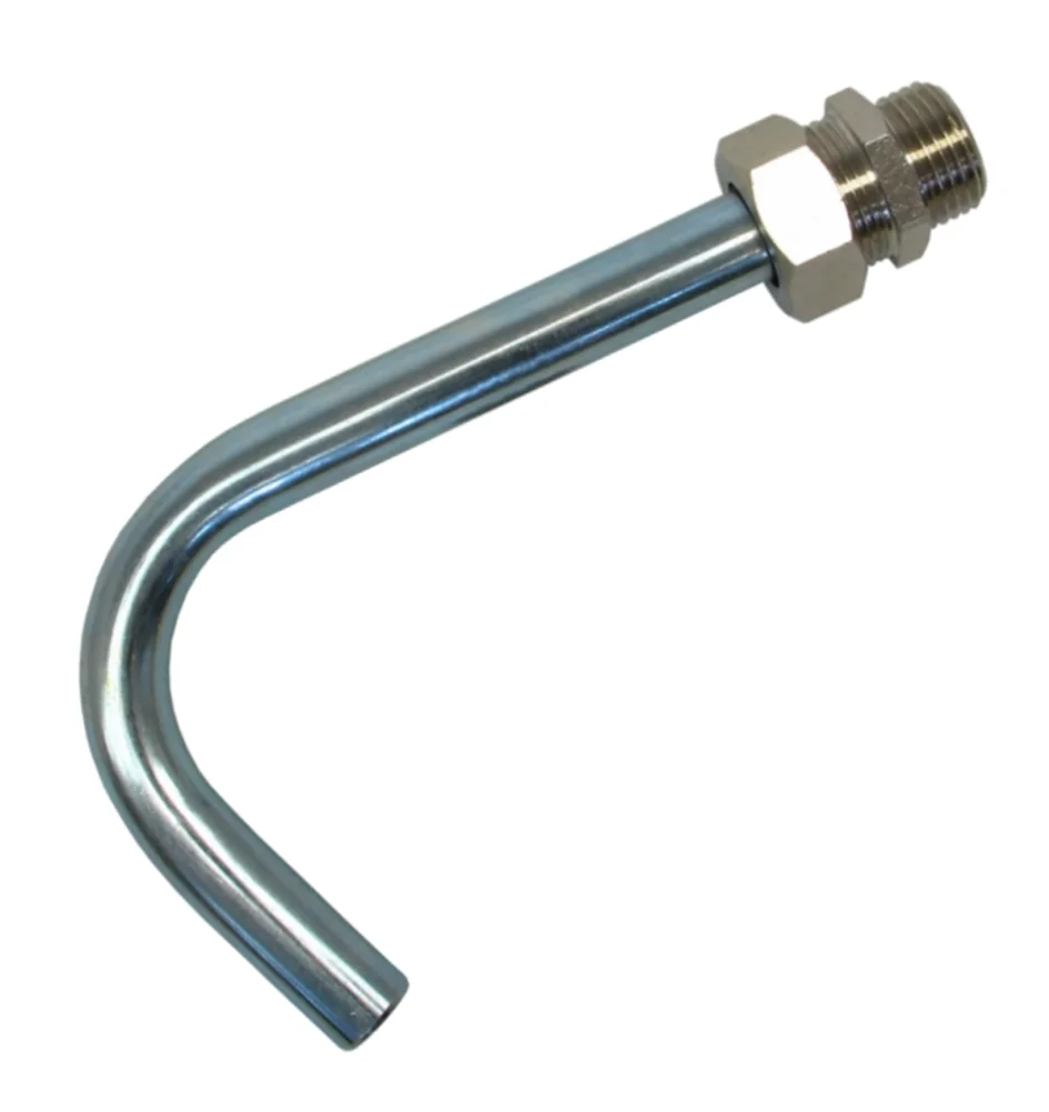 Scarico dell'olio del cambio senza protezione anti-gocce, Knickendeckel, U-förmiges Rohr, Metallrohr, Schraubverbindung, Schanschette