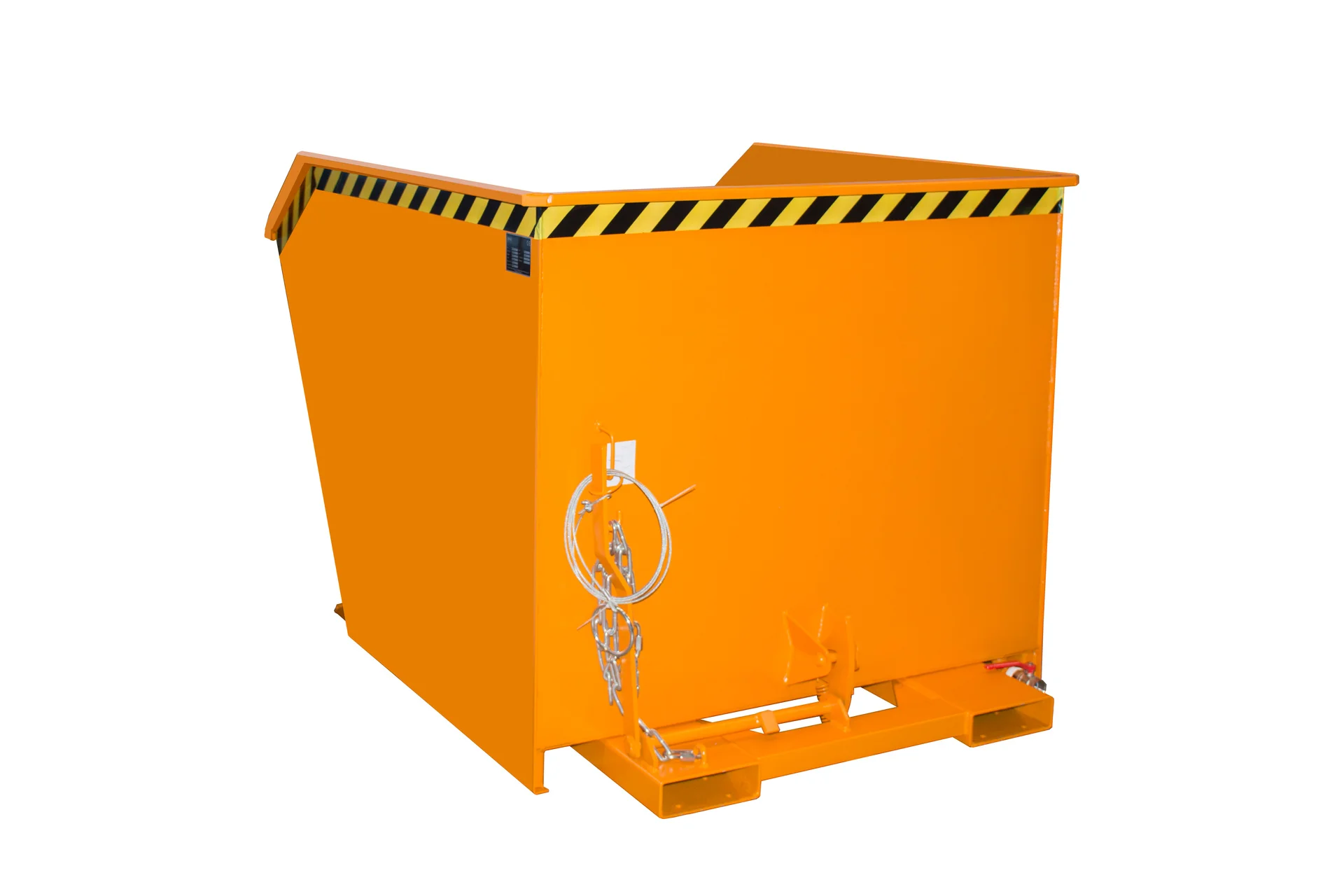 Chip Container SGU 150 1.50m³ 1640x1280x1090mm RAL 2000 Yellow Orange