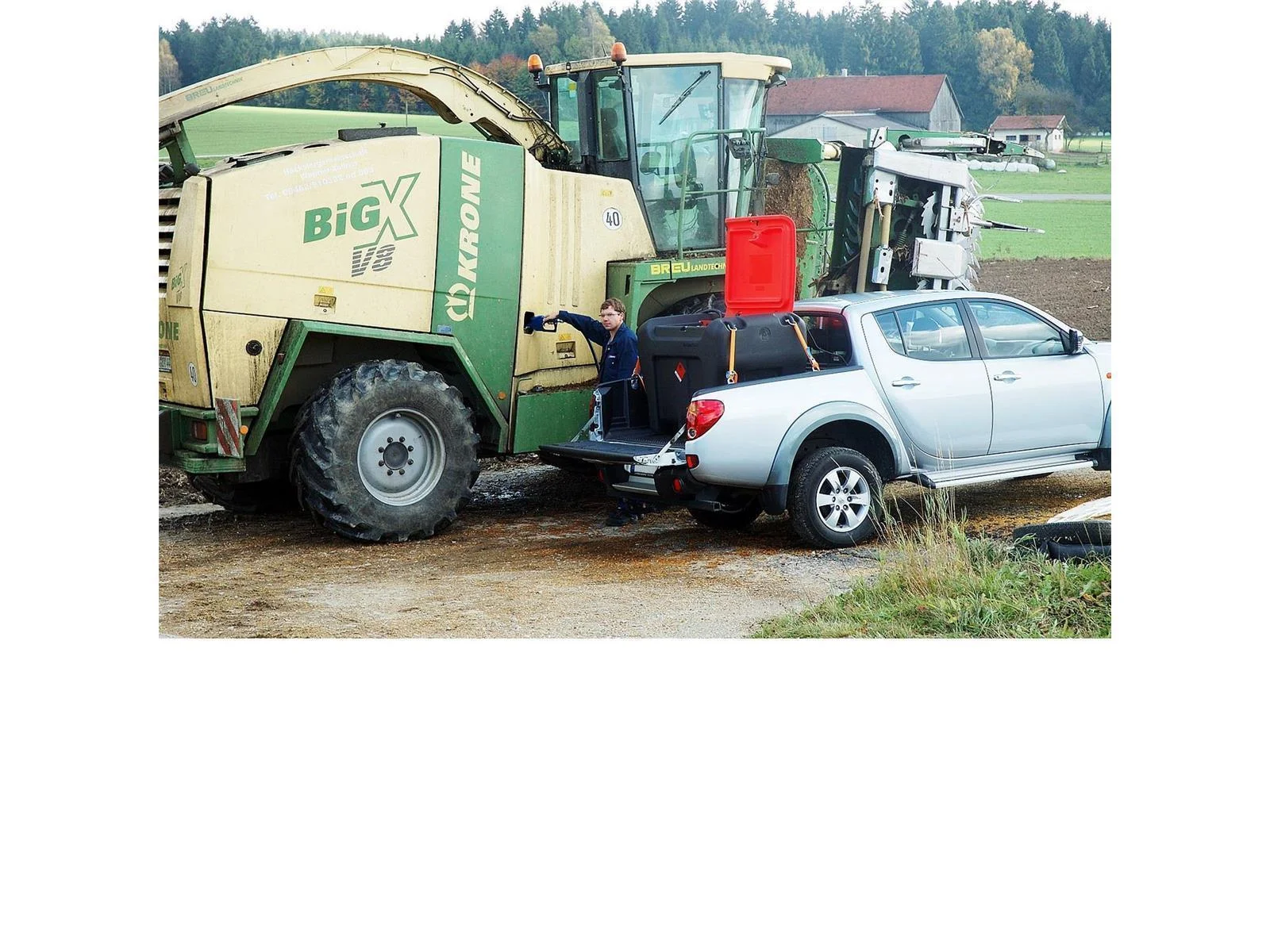 Stazione di rifornimento mobile MobiMaster 450 litri - Serbatoio diesel con elettropompa 230V e contatore