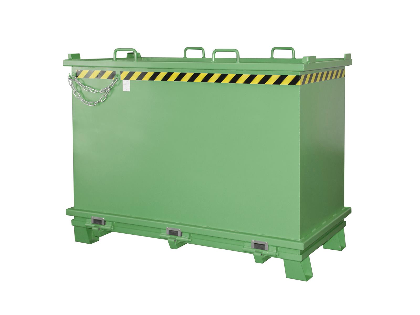 Klappbodenbehälter SB 2000 2,00m³ 1035x1910x1465mm RAL 6011 Resedagrün