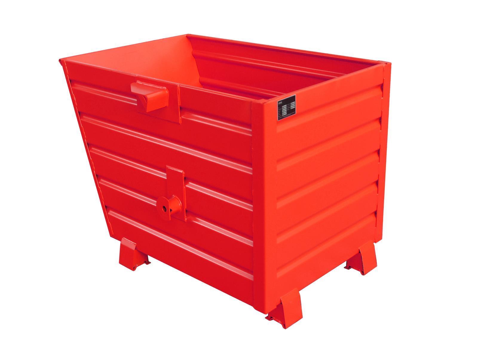Stapelkipper BSK 70 1200x800x900mm 0,70m³ Stapelkipper BSK 70 1200x800x900mm 0,70m³ RAL 3000 Feuerrot