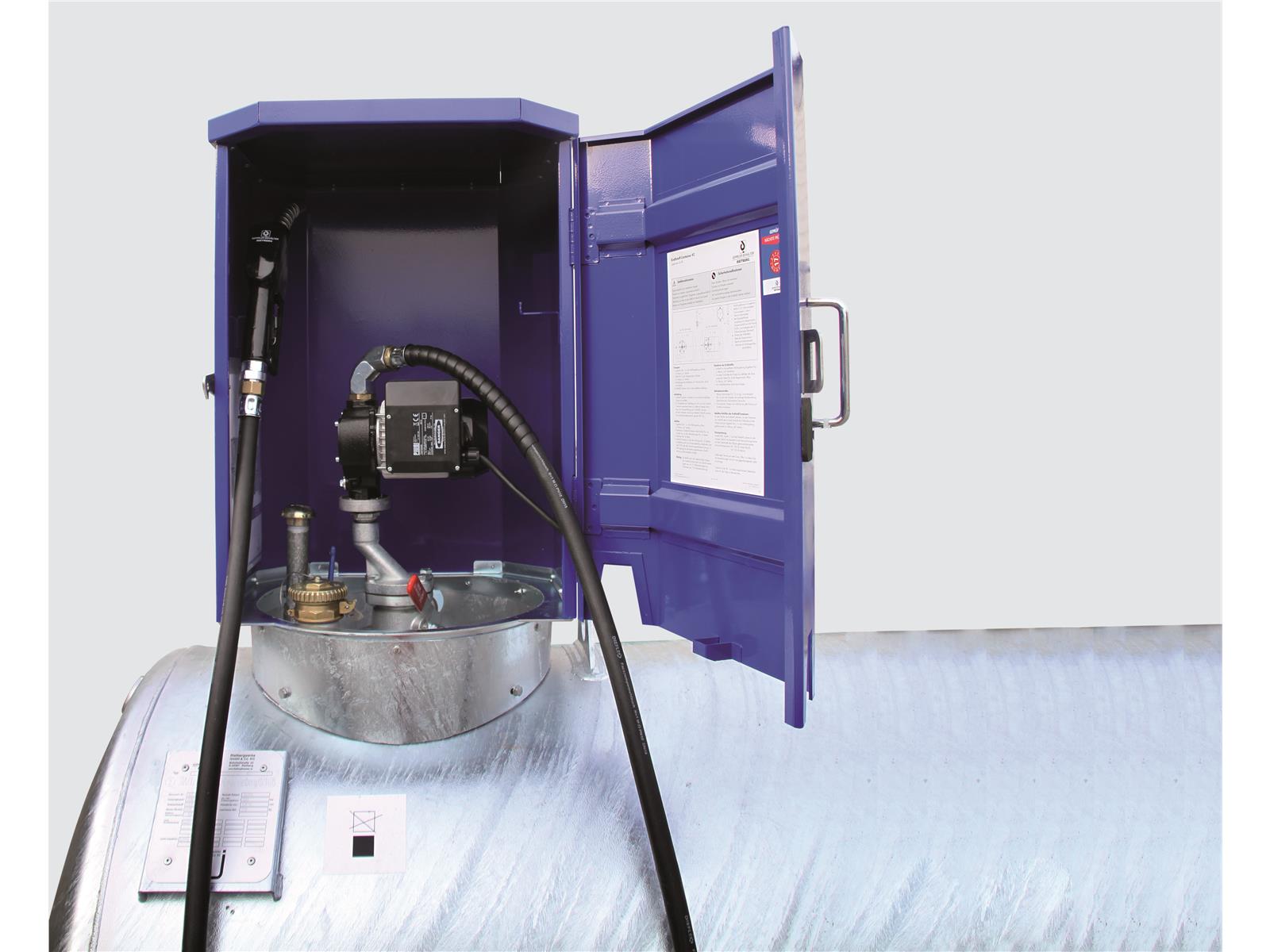 1000 Liter Seppeler Diesel-Tankanlage KC-S 12/24 Komplettpaket mobile Tankstelle Baustellentank Dieseltank 1000 Liter Seppeler Diesel-Tankanlage KC-S mit 12/24V oder 230V Pumpe Komplettpaket mobile Tankstelle, Baustellentank