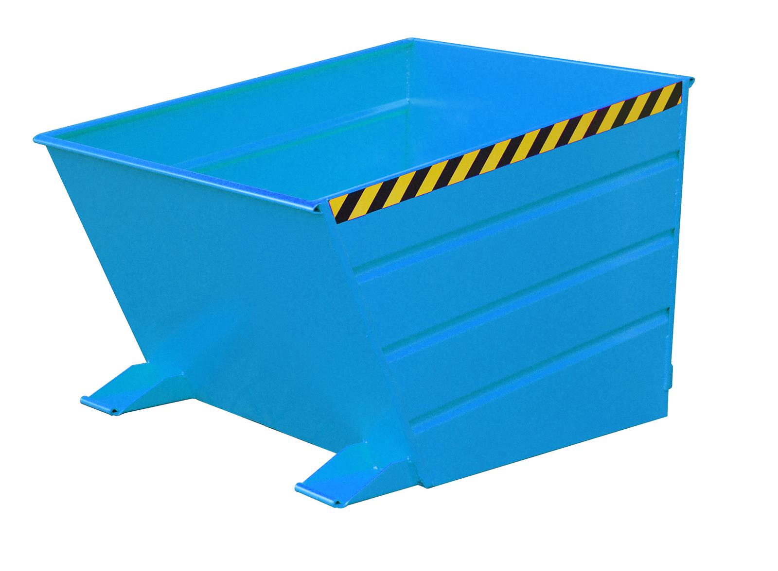 Kippbehälter VD 650 0,65m³ 1445x800x890mm RAL 5012 Lichtblau