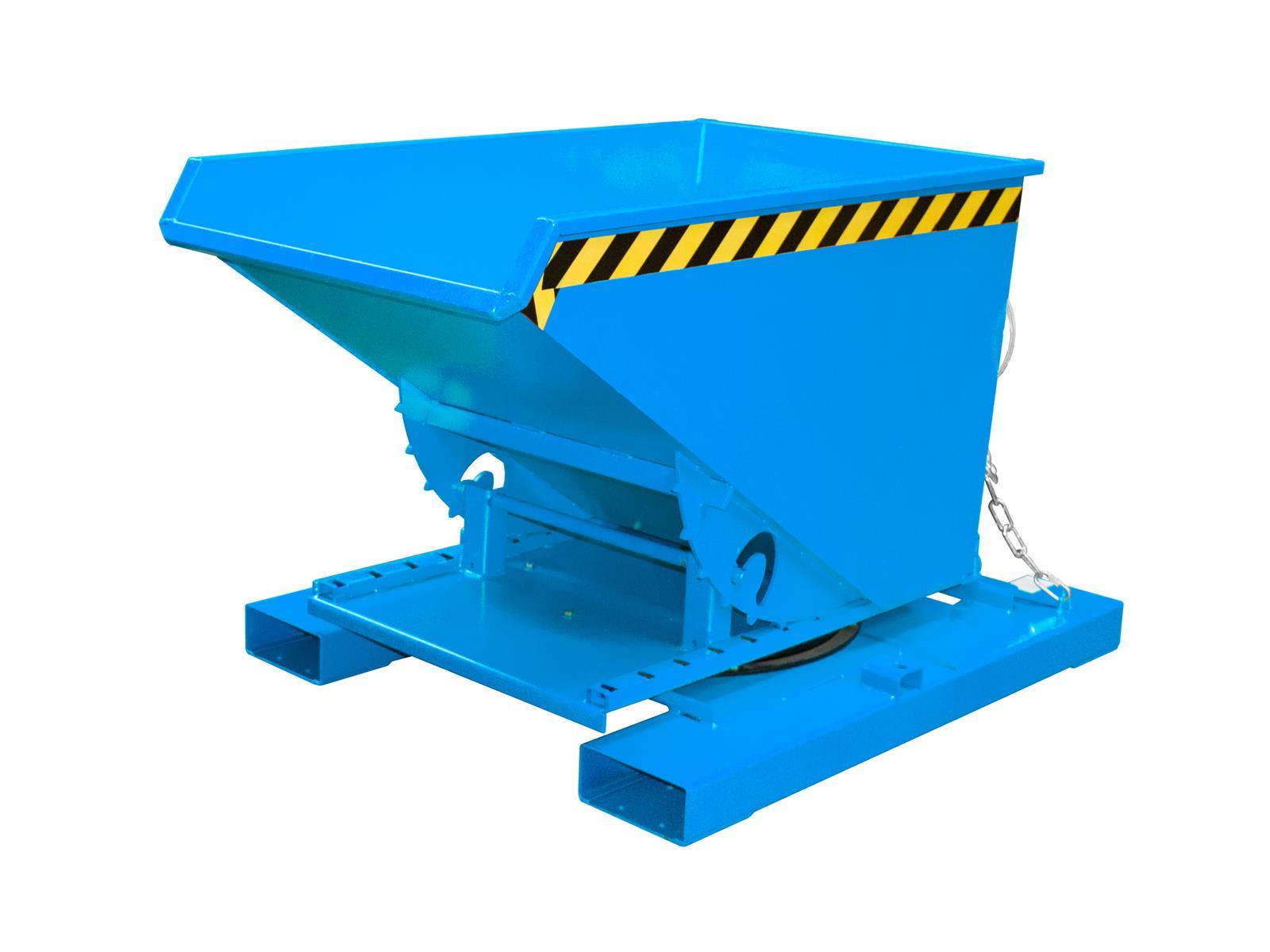 Spänebehälter S3S 300 0,30m³ 1460x1010x890mm RAL 5012 Lichtblau