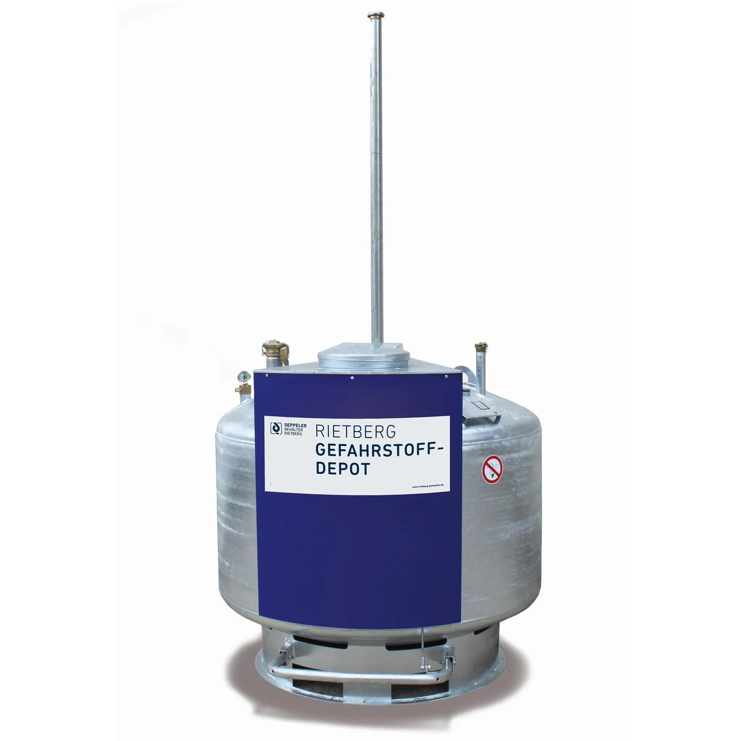 Contenitore di stoccaggio sicuro e facile da usare per liquidi infiammabili - deposito di sostanze pericolose GD-TP-ELH, Gefahrstoff-Depot, Abfüllbehälter, Metalltank, Gasdrucktank, Säbdler?