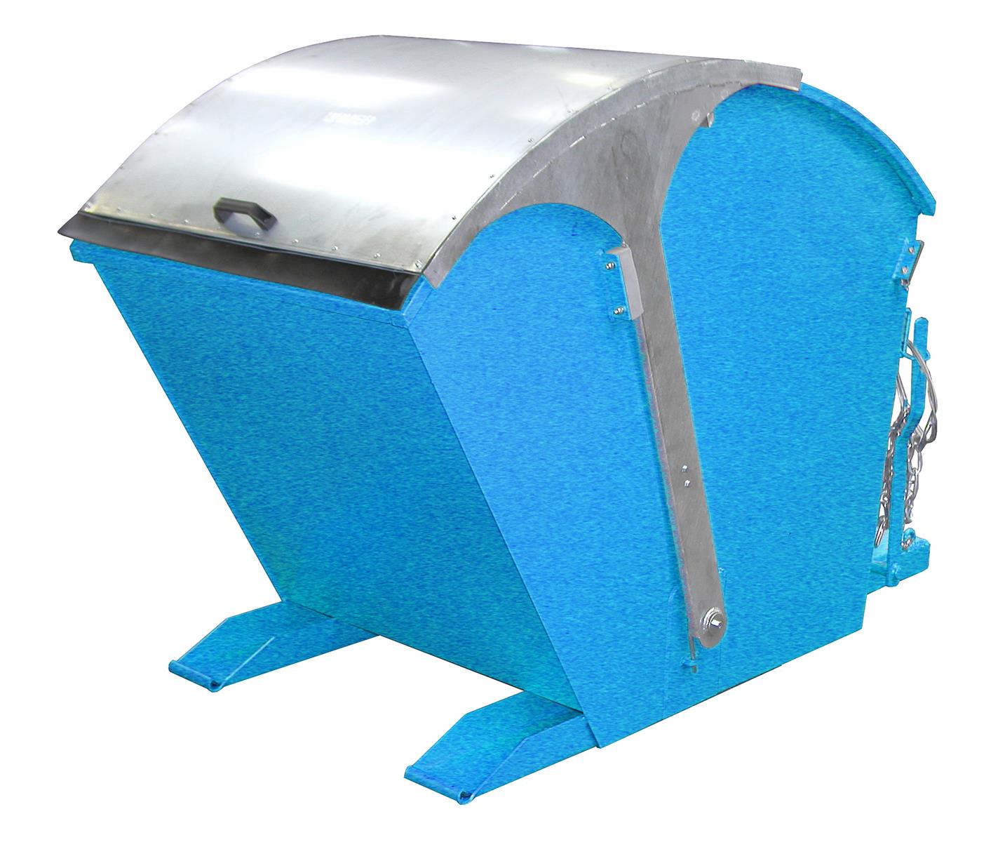 Tipping Container 1m³ 1750x955x1220mm RD 1000 RAL 5012 Light Blue