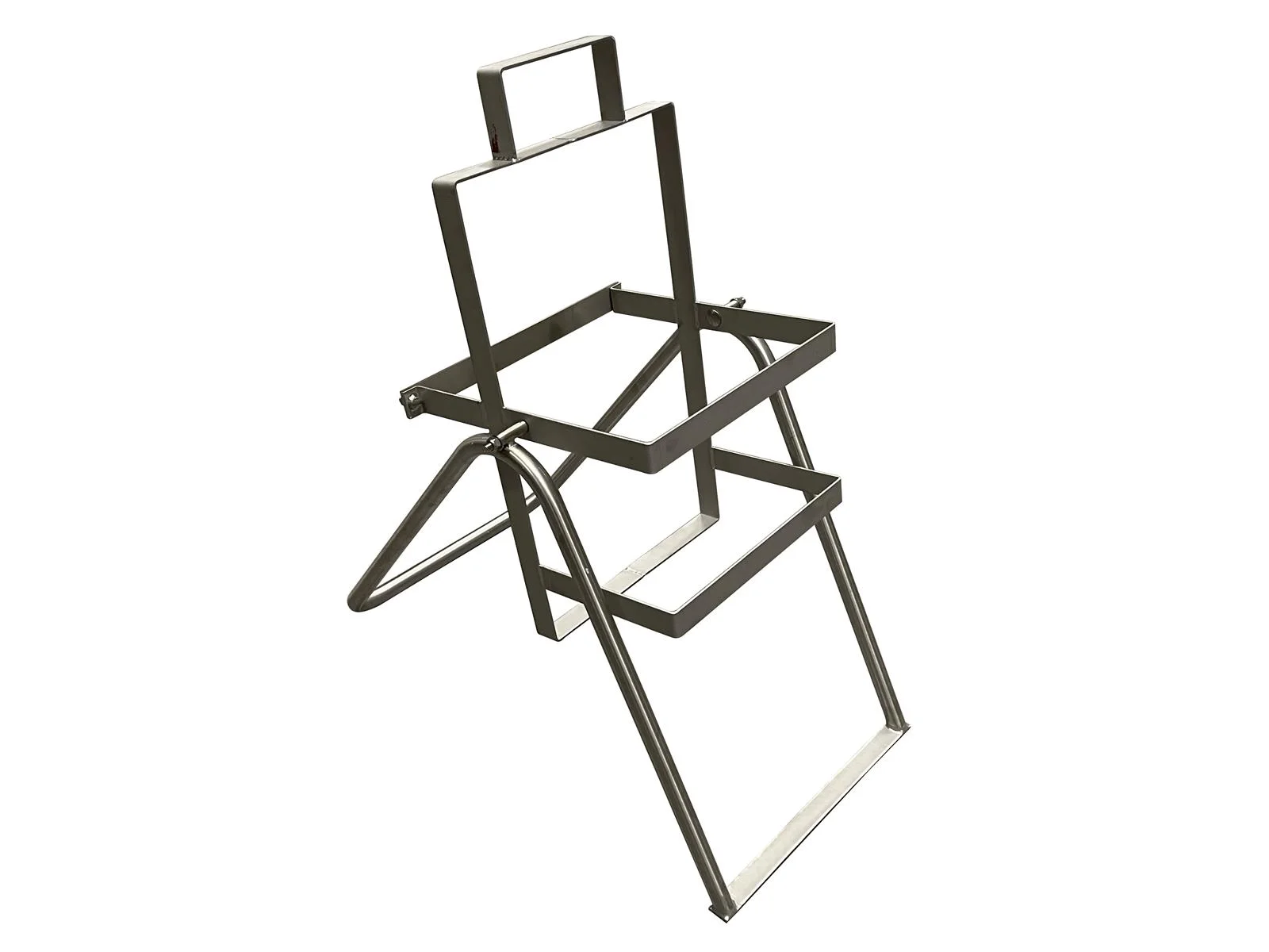 Supporto per riempimento per contenitori da 30 L, dimensioni 670 × 390 × 750 mm, Stuhlrahmen, Metallkonstruktion, Schraubstuhl, Faltstuhl, Gartenstuhlrahmen