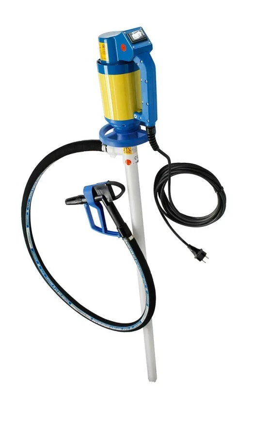 Set di pompe per fusti JP-380 PVDF Ø 41 – Soluzione efficiente per liquidi altamente aggressivi