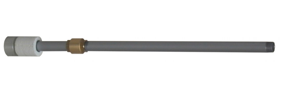 Stahl-Sagrohre, eichfäig R3/4" mit Luftverhinderungseinnheit für 1000 l Schütz Tank