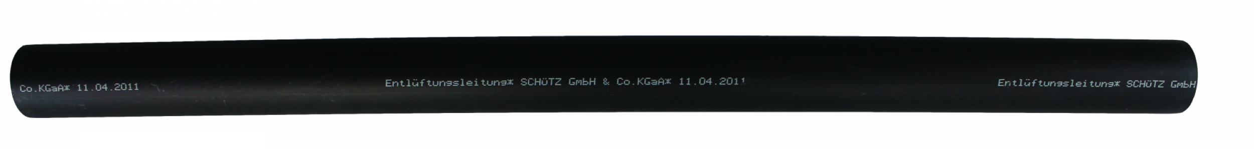 Entlüftungsleitung L = 1.180 mm (750 l Kompakt/ 1.000 l Standard) SCHÜTZ