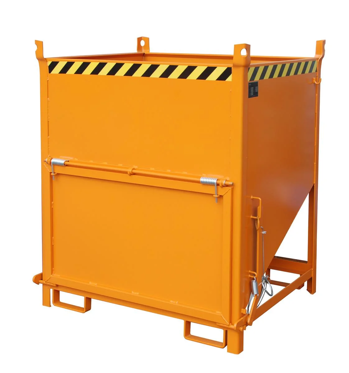 Contenitore per silo SGK 100, 1,00 m³, 1000 × 1200 × 1405 mm, RAL 2000 giallo-arancione