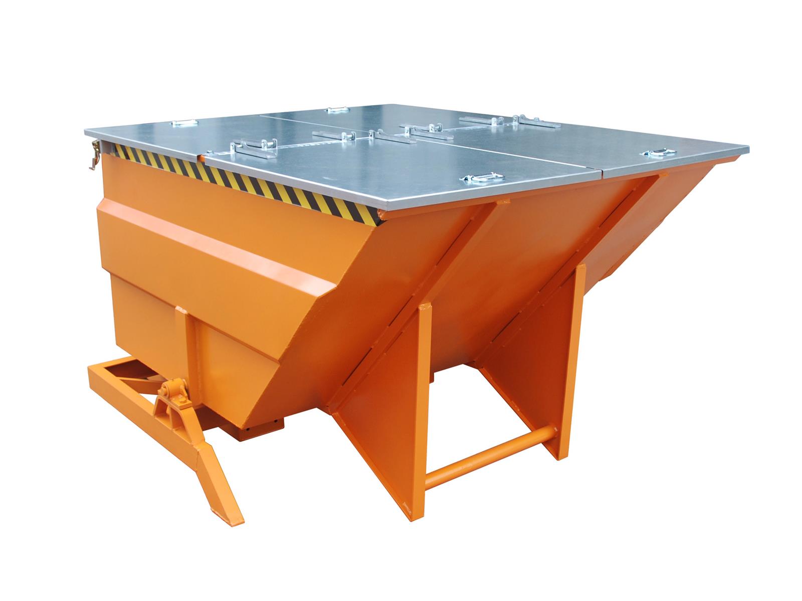 Kippbehälter BKC 200 2m³ 2310x1750x1220mm Großraumbehälter RAL 2000 Gelborange