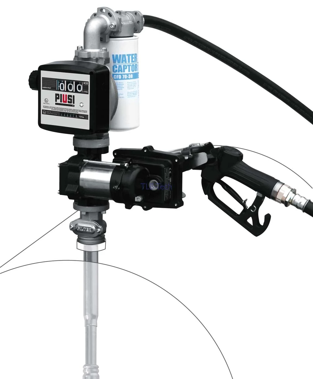 Pompa per fusti a benzina PIUSI Panther EX 56 Drum – Set di pompe per fusti antideflagrante con contatore K33