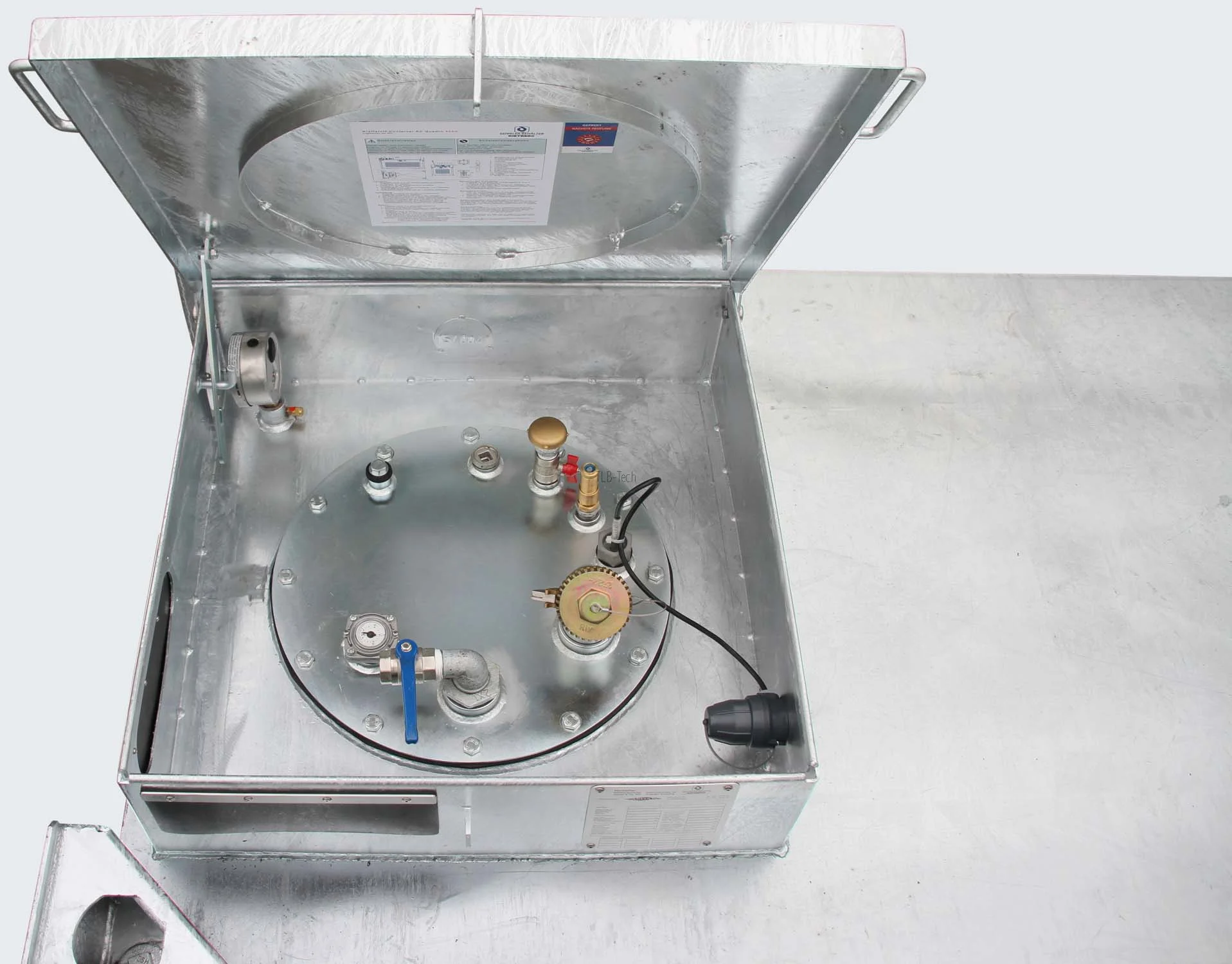 Contenitore di carburante Quadro-AG da 2000 litri