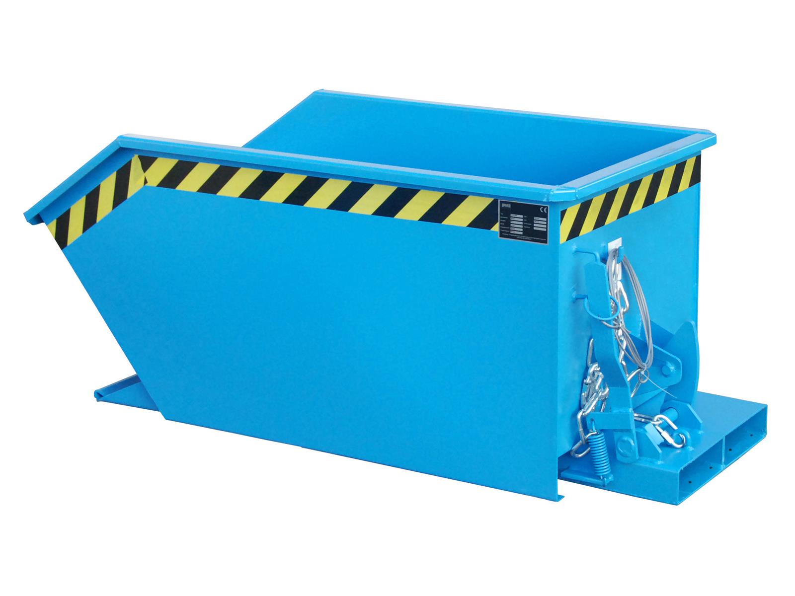 Kippbehälter GU 300 0,30m³ 1440x680x580mm RAL 5012 Lichtblau