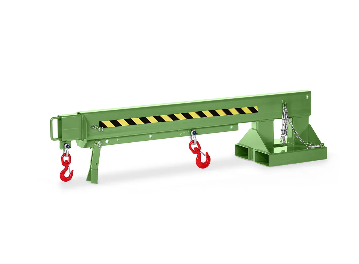 Braccio di gru tipo RKA per carrelli elevatori RKA3, RAL 6011 verde reseda