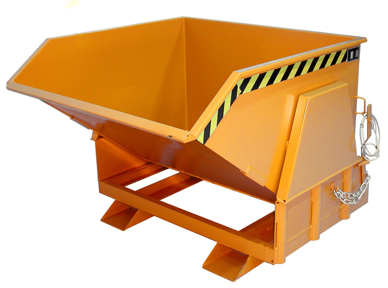 Kippbehälter BK 100 1m³ 1430x1400x1070mm RAL 2000 Gelborange