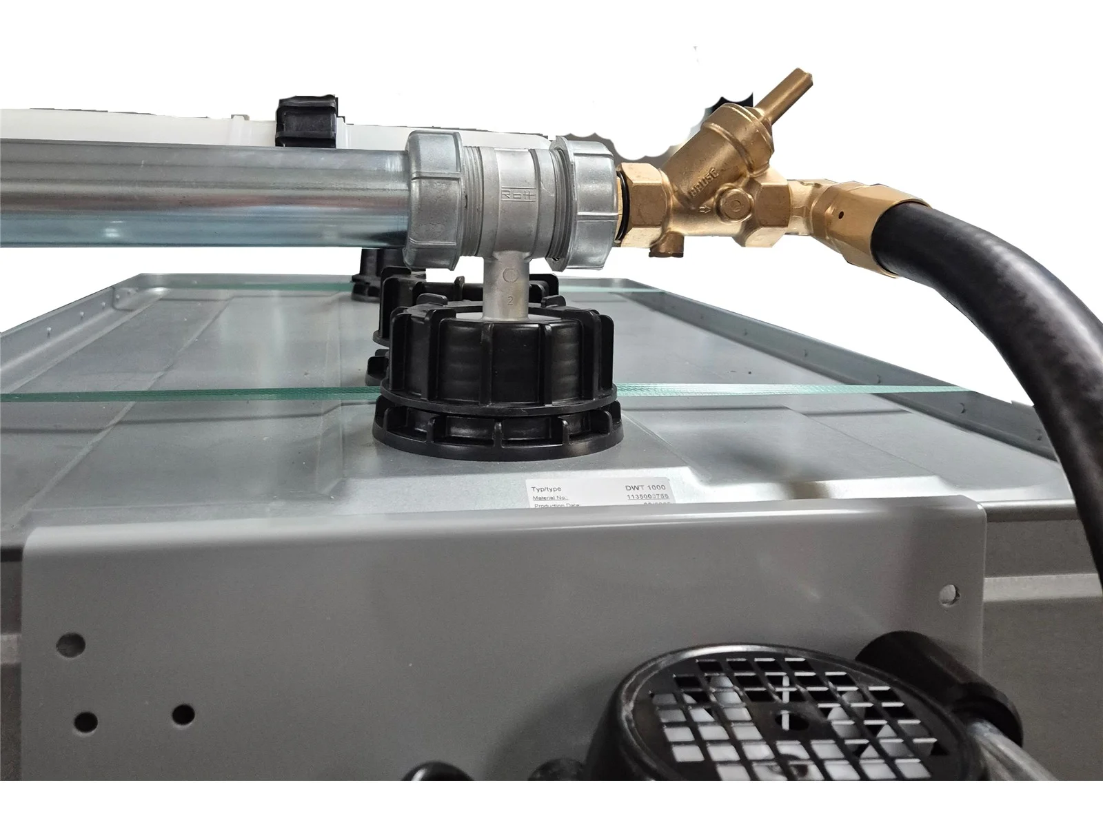 2000 Liter Hoftankstelle – Doppelwandige Komplettanlage mit wählbarer Pumpentechnik analogem Zählwerk 8m Abgabeschlauch