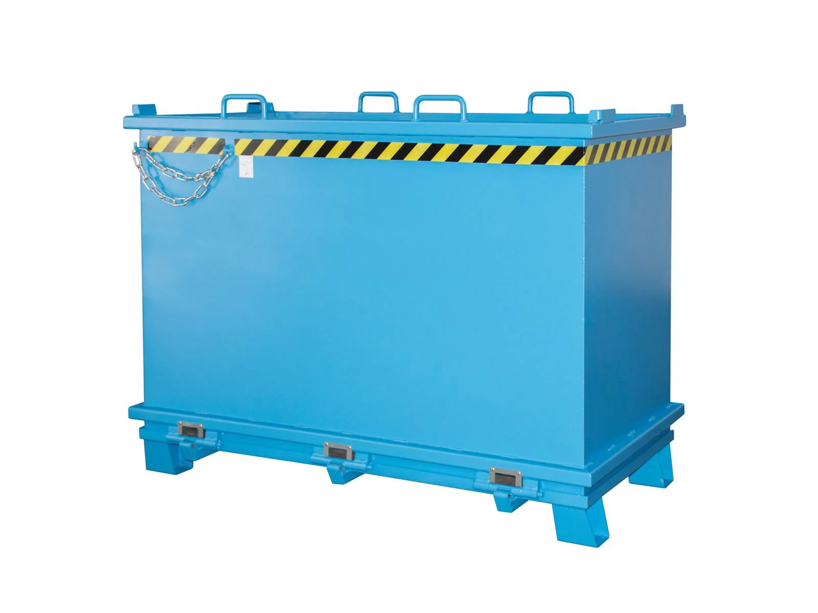 Contenitore a fondo pieghevole SB 2000 2,00 m³ 1035x1910x1465 mm RAL 5012 blu chiaro