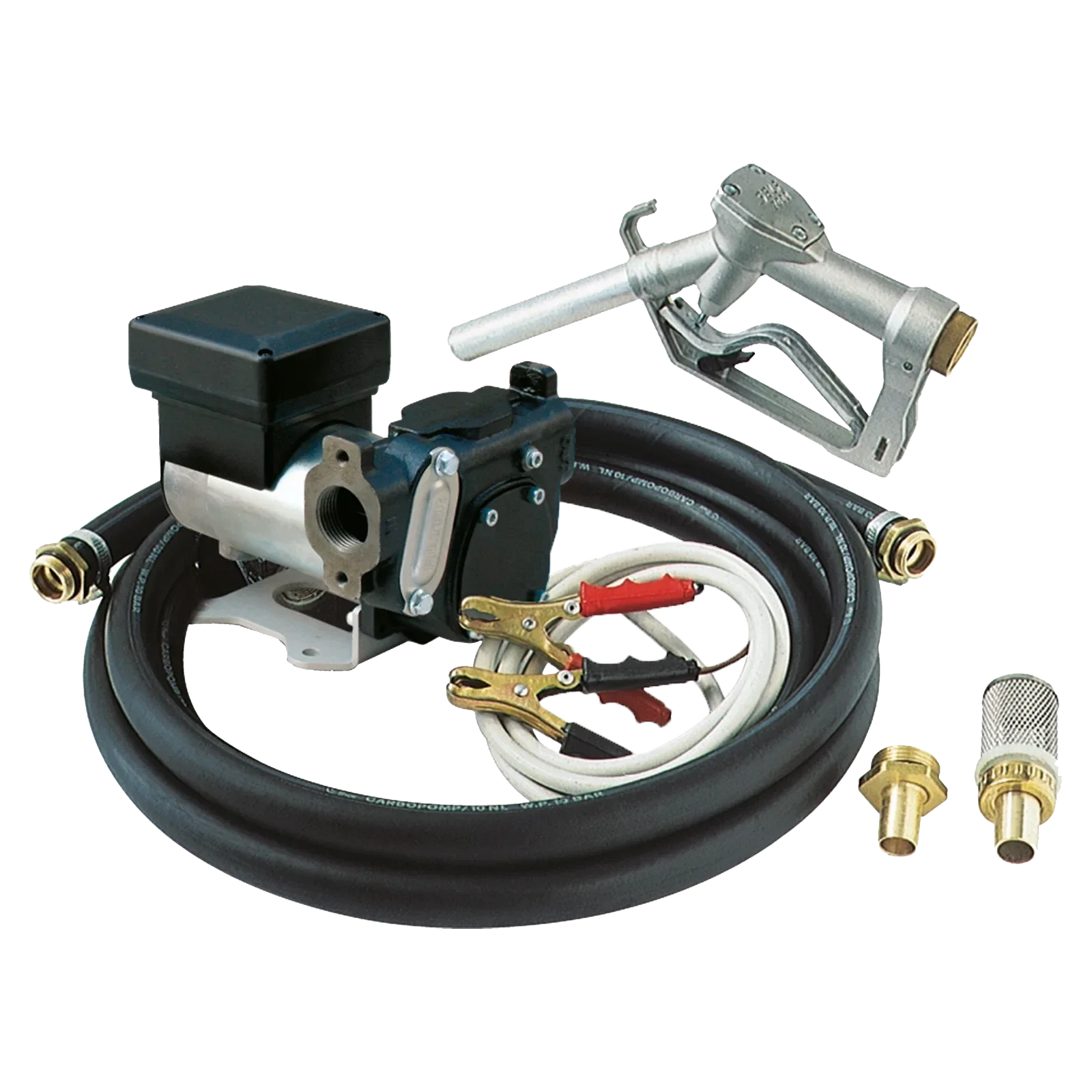 PIUSI Dieselpumpenset Batterie KIT Panther DC mit Schlauch u. Zapfpistole 12 / 24 V-Automatik Zapfpistole A60