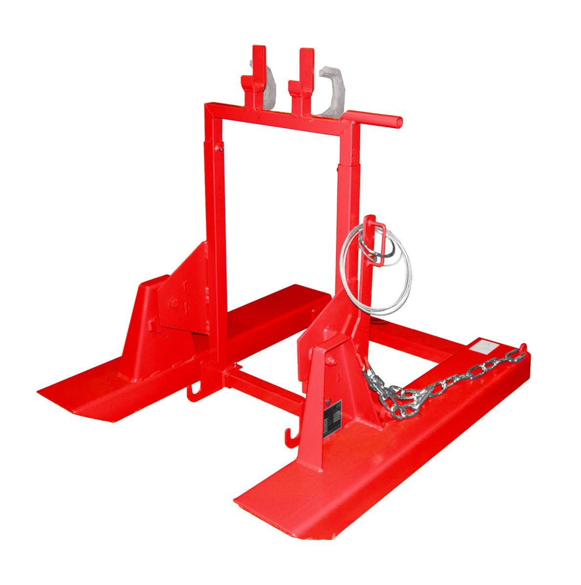 Mülltonnen-Kipper 1000x930x925mm 120 Liter Tonne RAL 3000 Feuerrot