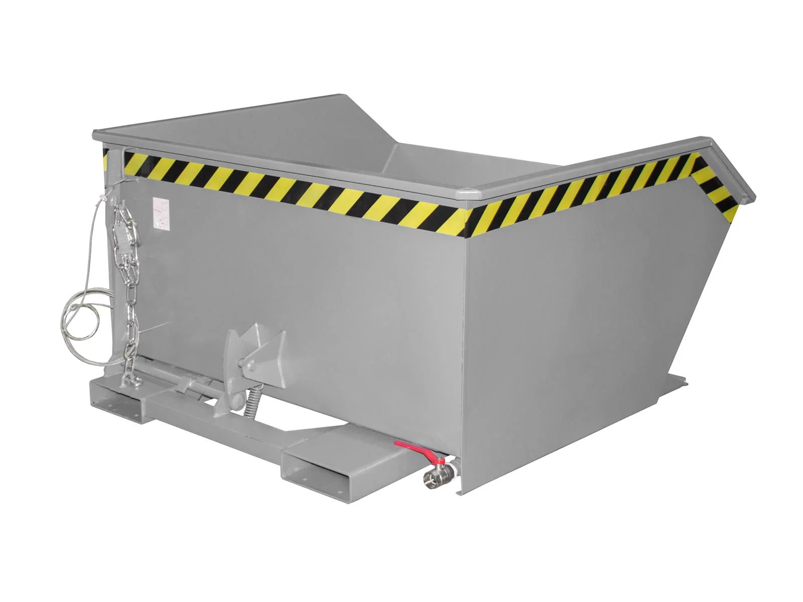 Spänebehälter SGU 75 0,75m³ 1440x1280x680mm RAL 7005 Mausgrau