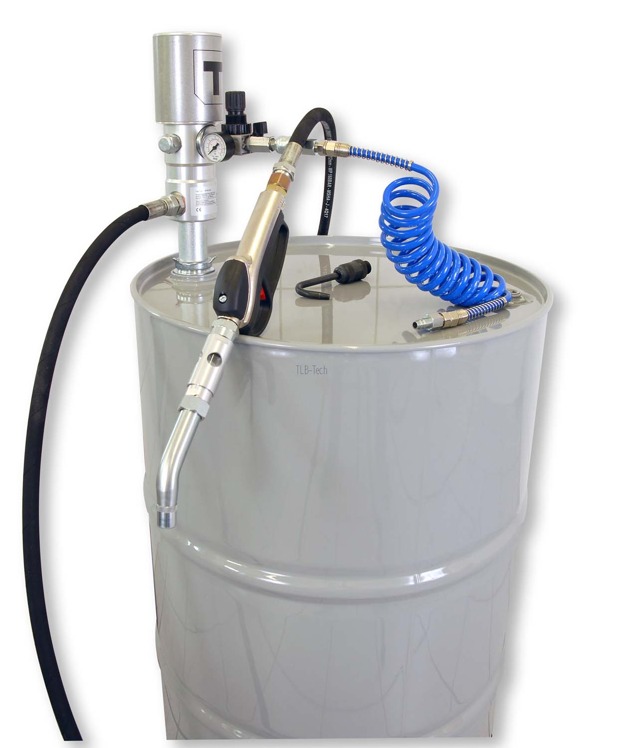 Druckluftpumpen-Set TECPUMP DP56 eco Übersetzungsverhältnis 5:1 Druckluftpumpen-Set TECPUMP DP56 eco Übersetzungsverhältnis 5:1