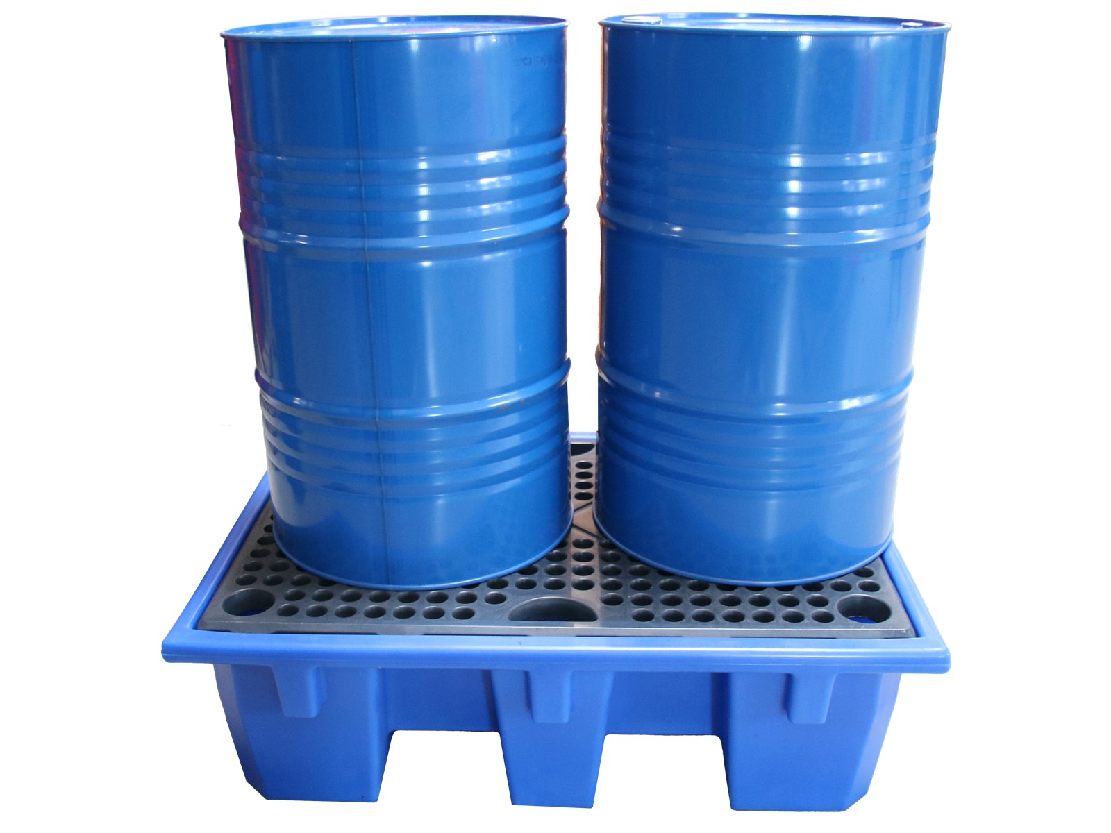 Auffangwanne für 2 Fässer – 240 Liter aus HDPE