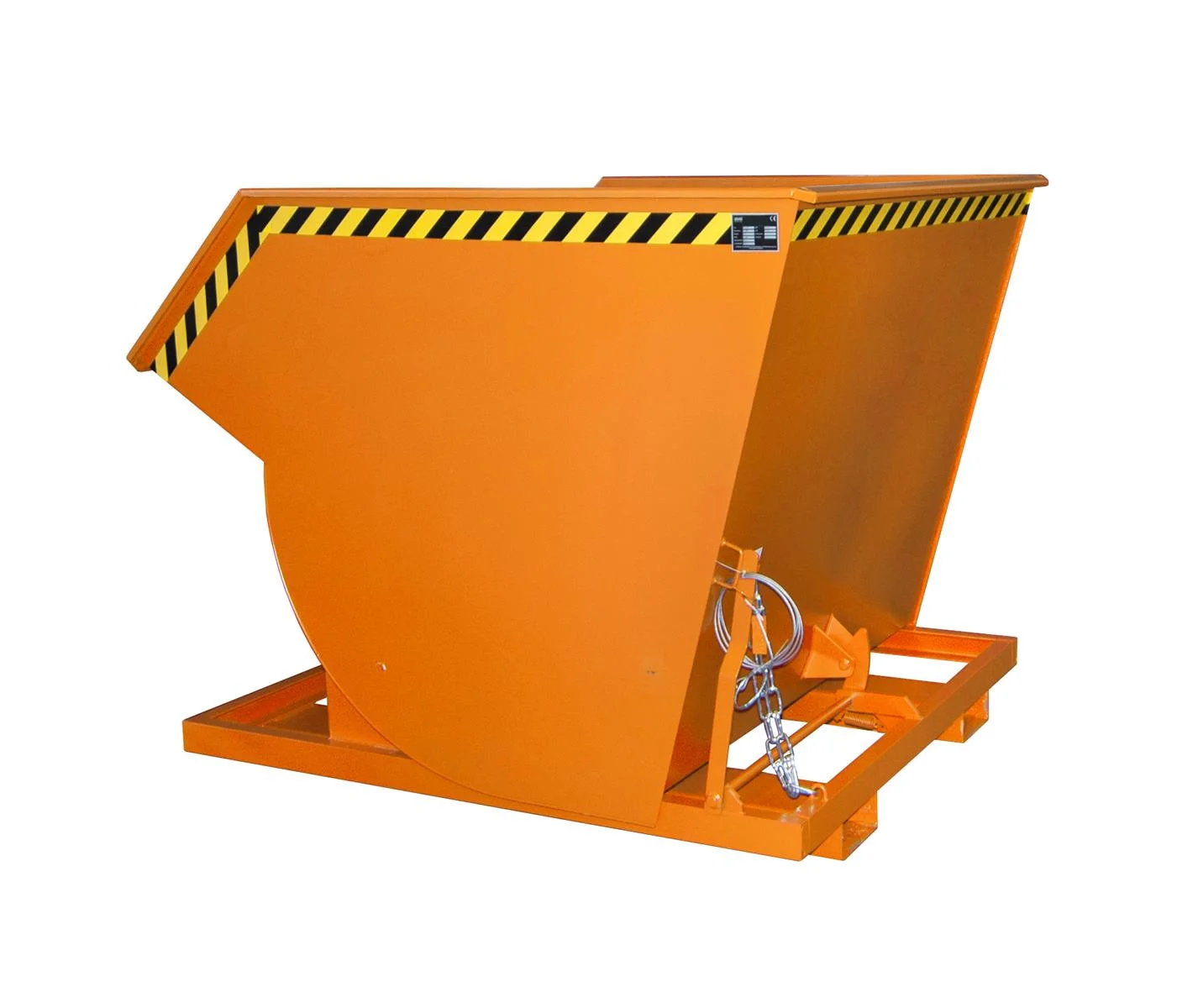 Kippbehälter BKM 200 2m³ 1810x1560x1480mm RAL 2000 Gelborange