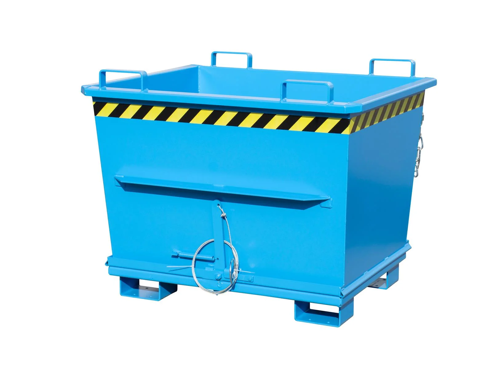 Folding Bottom Container BKB 700 0.70m³ 1040x1200x970mm RAL 5012 Light Blue