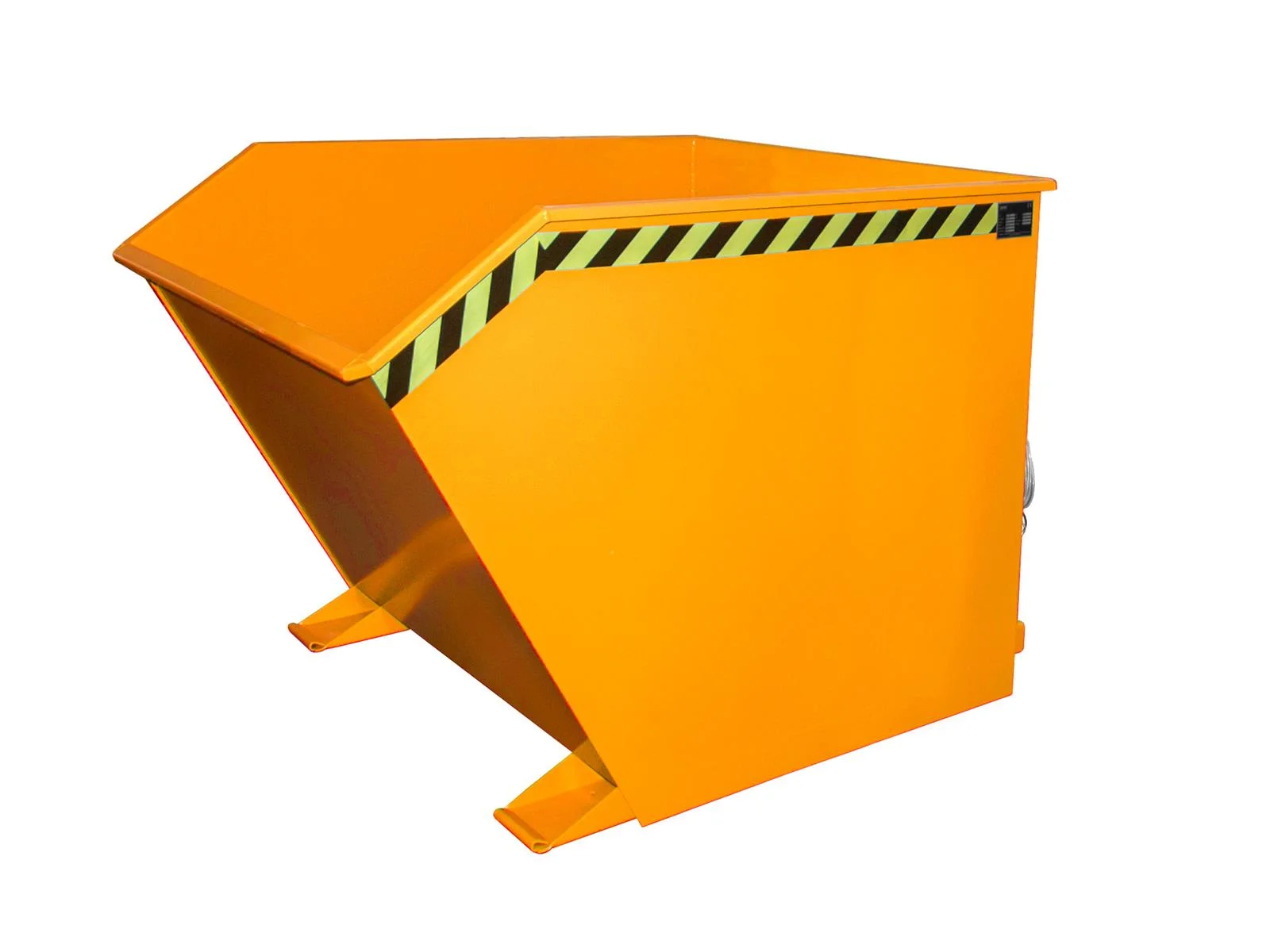 Tipping Container GU 1500 1.50m³ 1640x1280x1090mm RAL 2000 Yellow-Orange