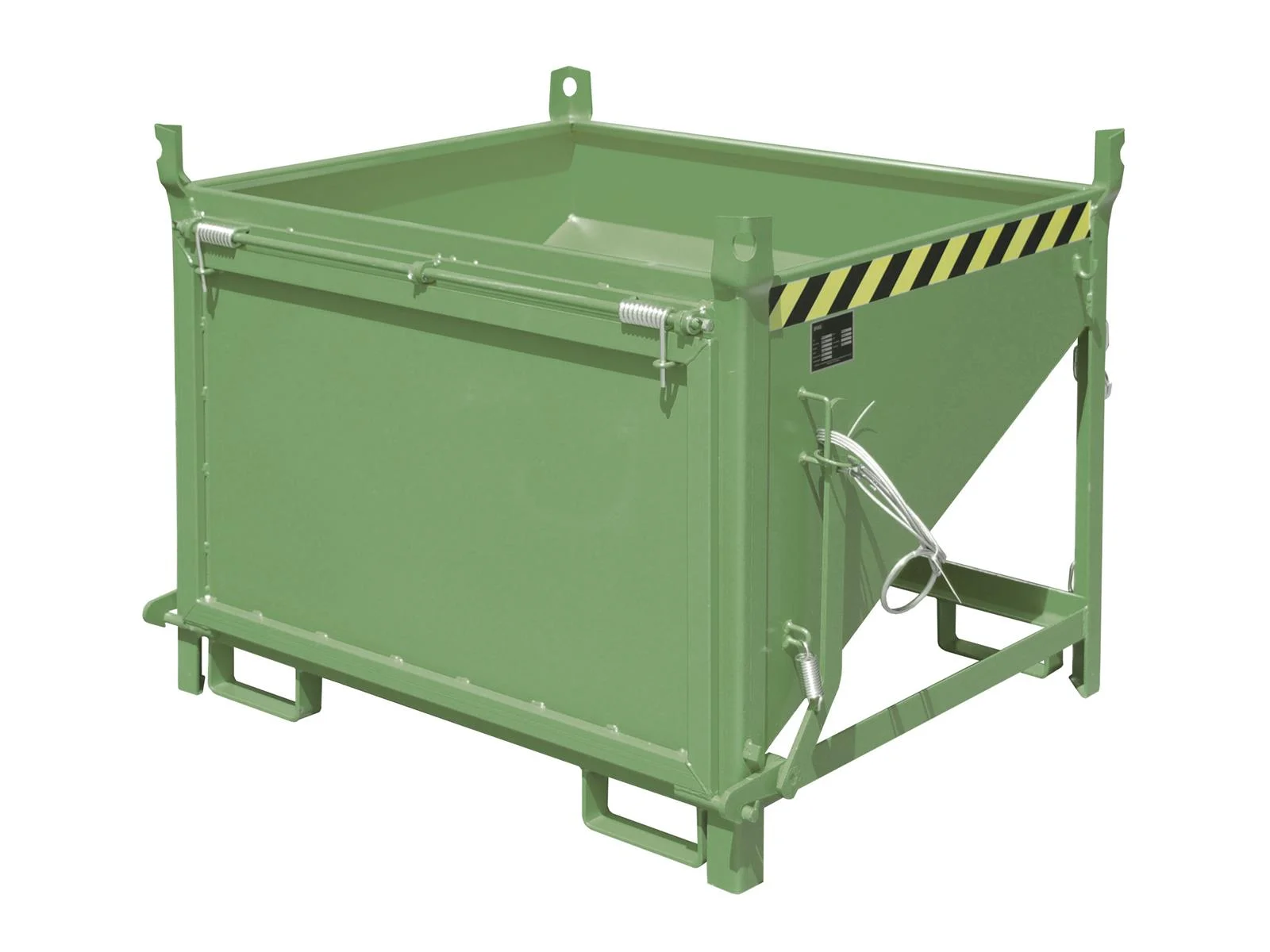 Silo Container SGK 50 0.50m³ 1000x1200x935mm RAL 6011 Reseda Green