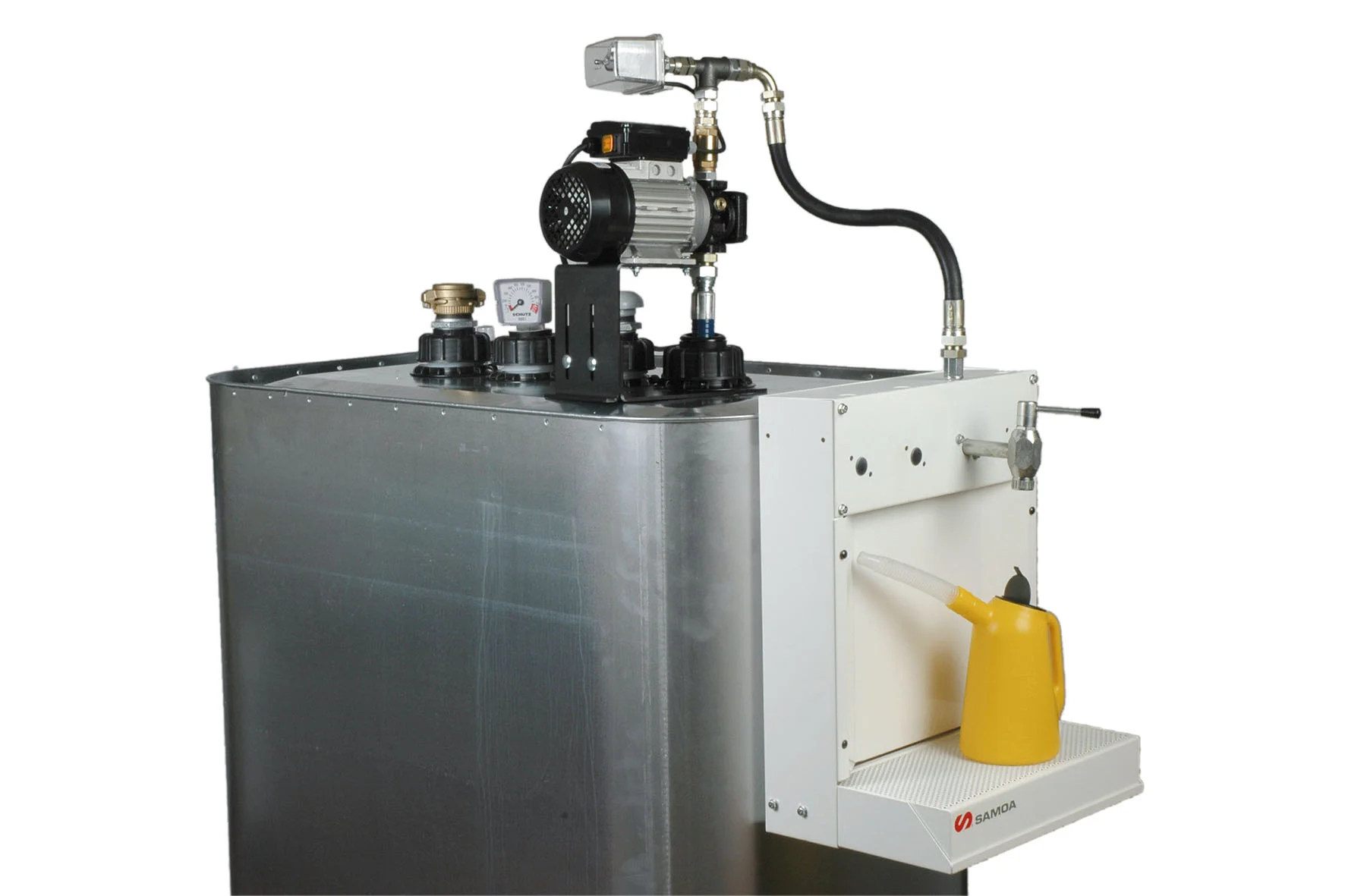 Impianto olio compatto EZP 0.4 ZAPF serbatoio da 1000 L, bancone di spillatura, ÜFS