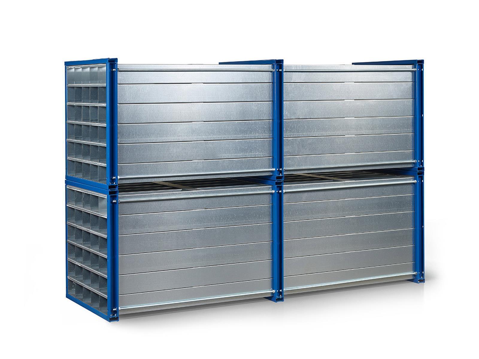 Modulares Wabenregal RWR – 3000mm | Stabil, vielseitig & platzsparend für Lager & Werkstatt Wabenregal RWR 3000mm RWR-64/3