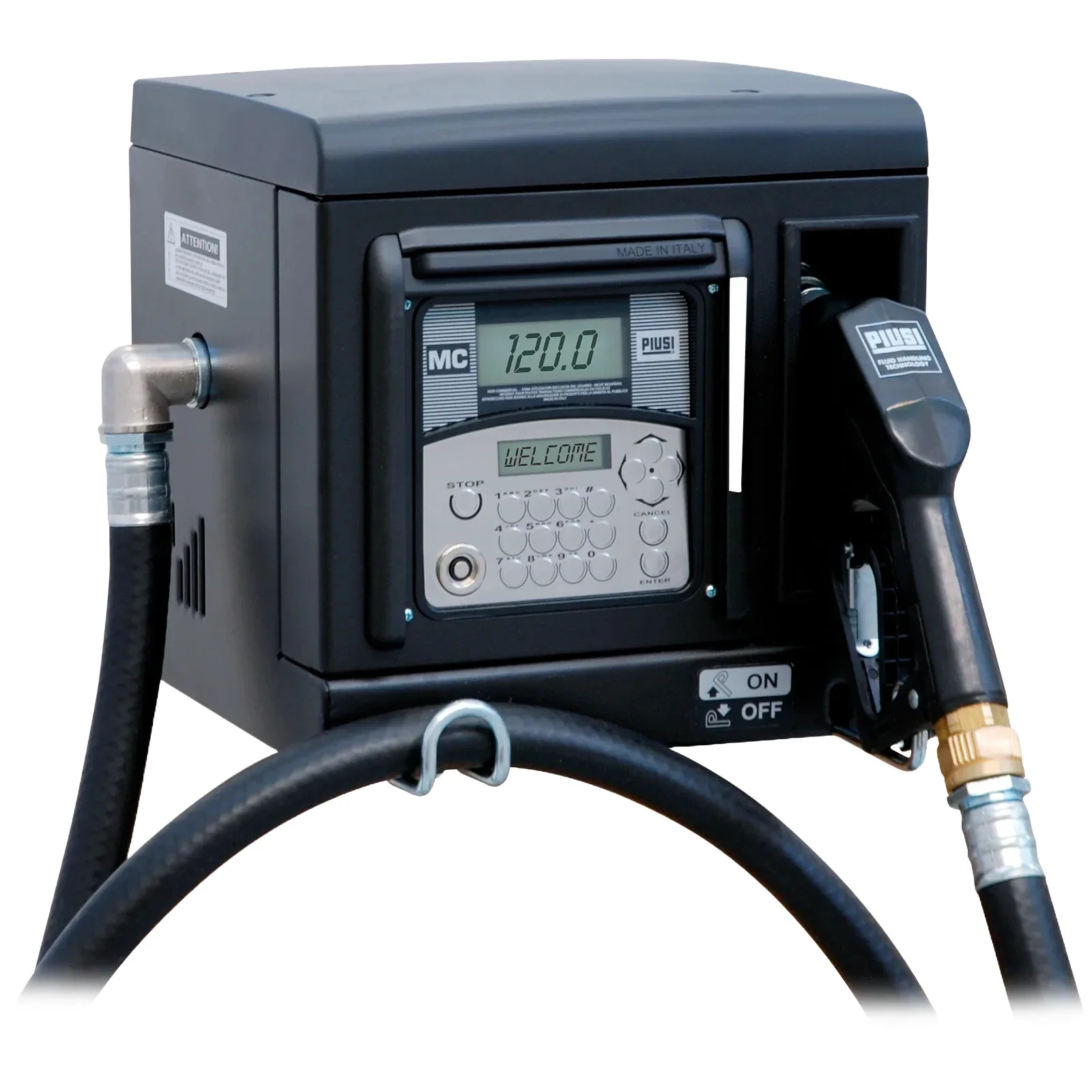 CUBE 70 MC 230V: Colonnina diesel compatta per un rifornimento efficiente nel settore commerciale ✔️