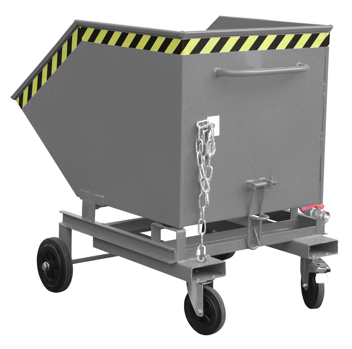Chip Container Cart SKW-ET 600 Liters 1395x1070x1155mm RAL 7005 Mouse Gray